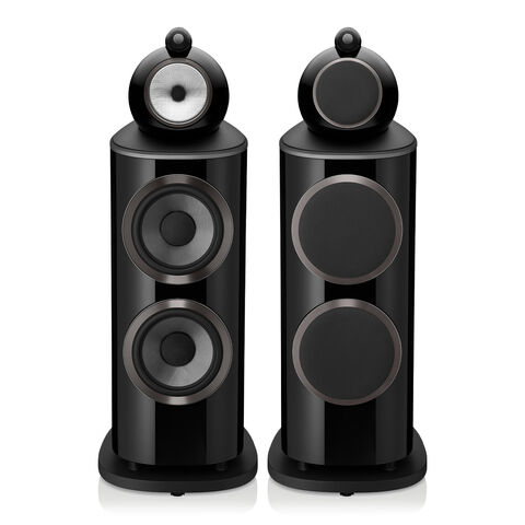 Bowers & Wilkins 801 D4 – de ultieme vloerluidspreker uit de 800 Series Diamond Zwart hoogglans