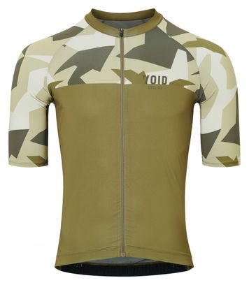 Maillot Manches Courtes Void Abstract Camo Olive