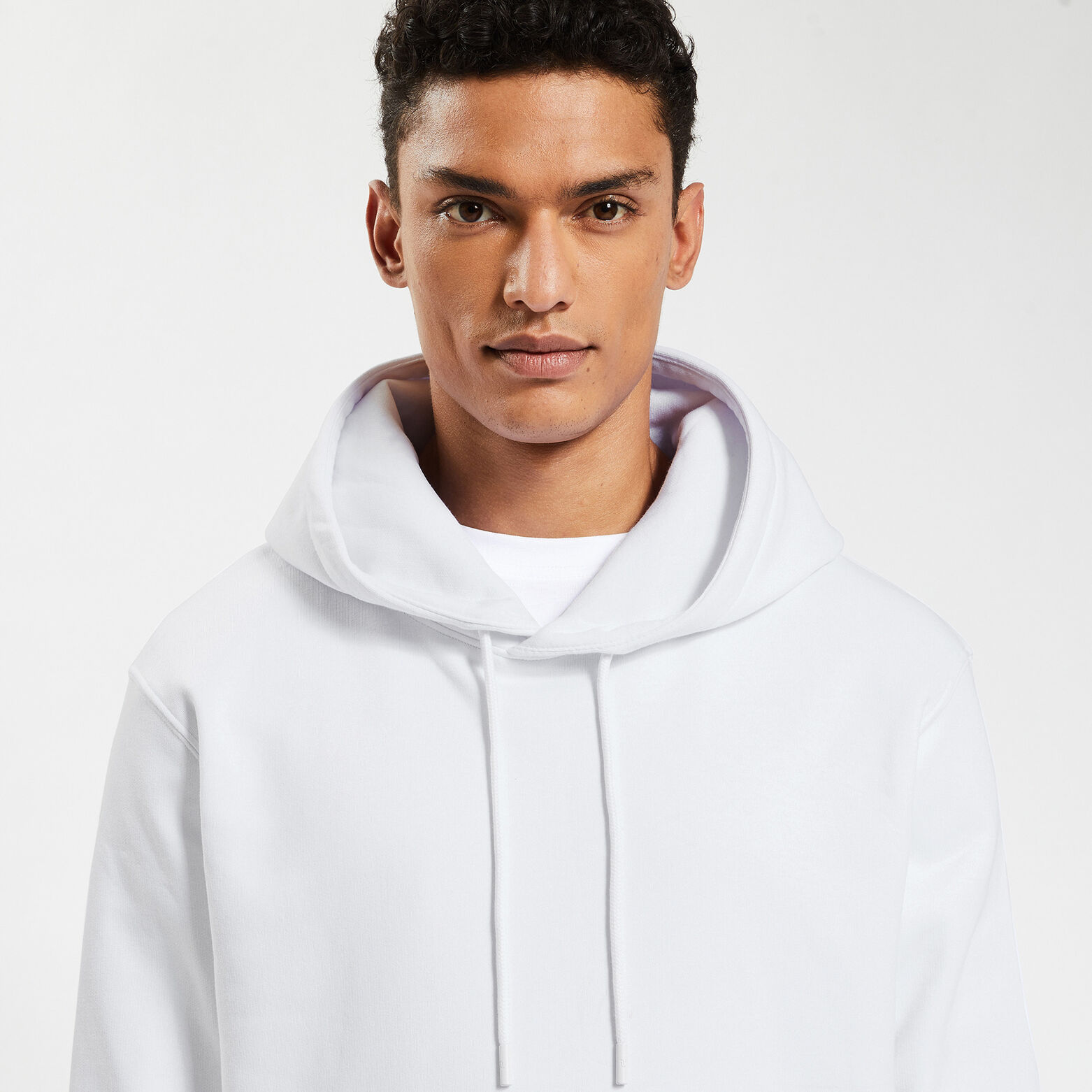 Sweat à capuche essentiel Blanc