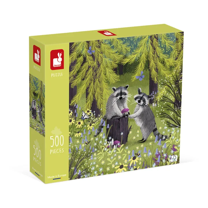 Janod Puzzle les Ratons laveurs - 500 pièces
