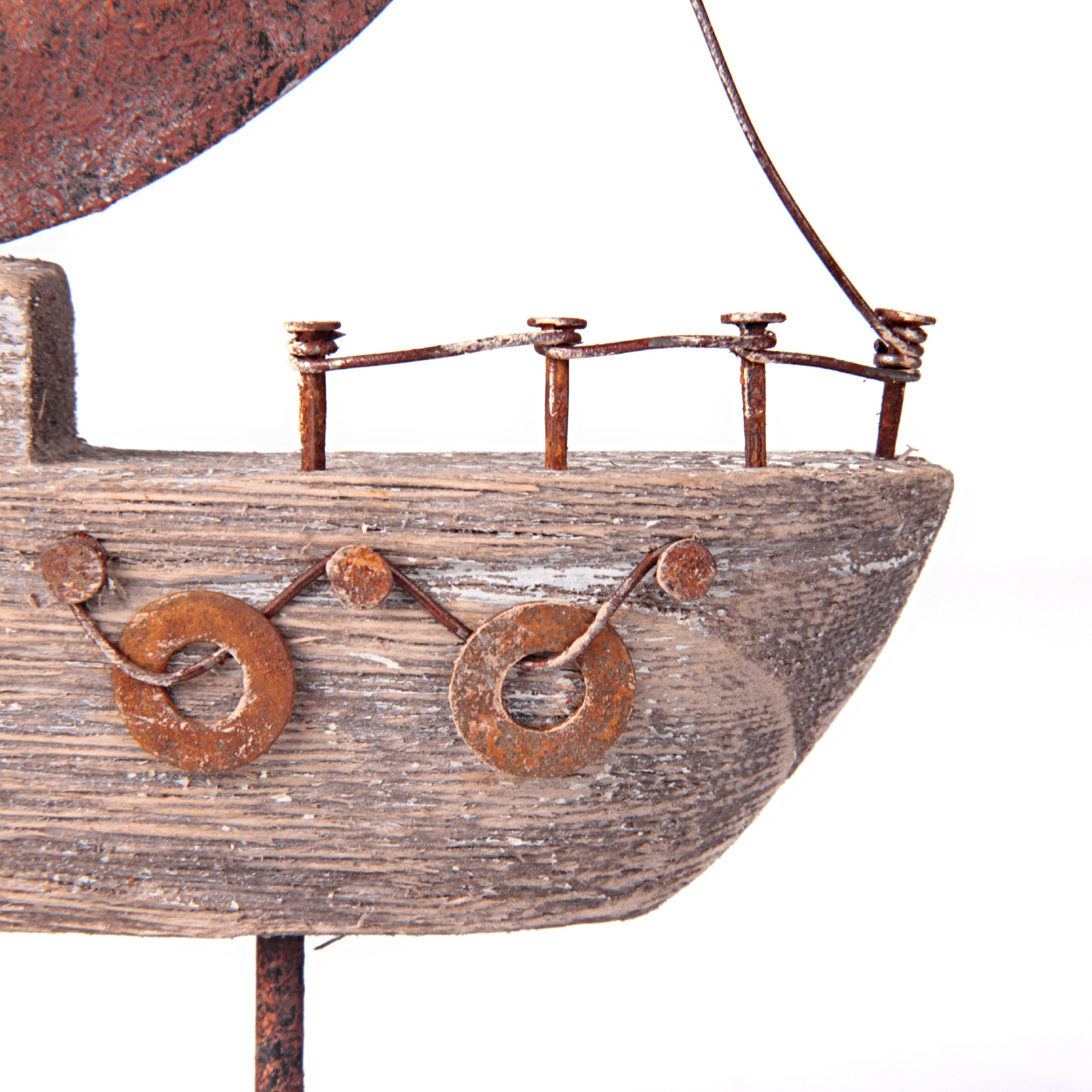 Segelboot, mit Standfuß, B 14 cm, H 23 cm, L 3 cm von fischer's lagerhaus
