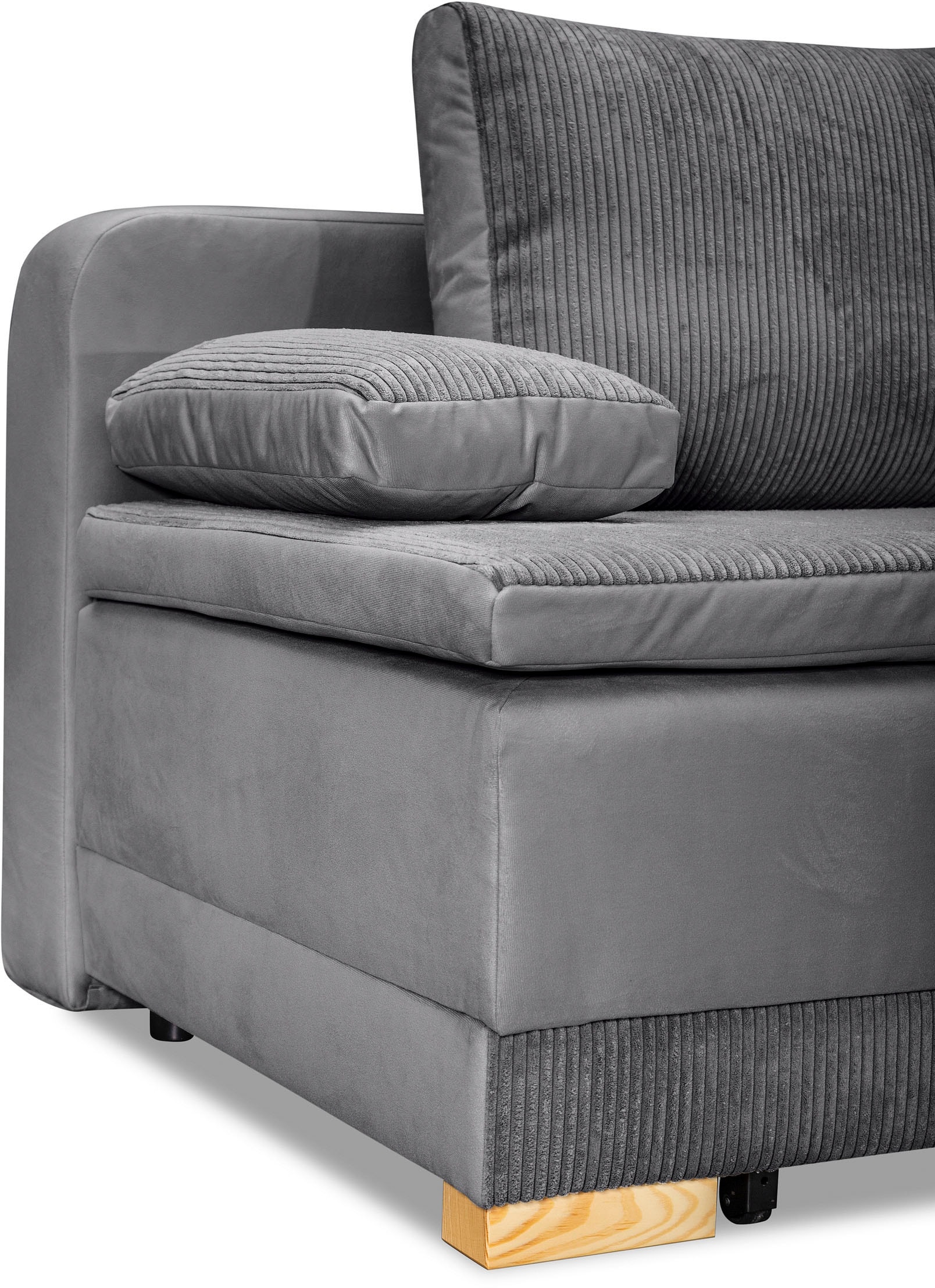 INOSIGN Schlafsofa »Ben« mit Boxspringaufbau, Bettfunktion & Bettkasten, Dauerschlafsofa