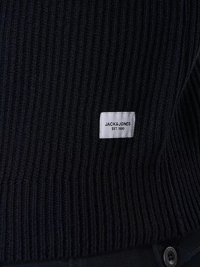JACK & JONES Pullover JJPANNEL dunkelblau