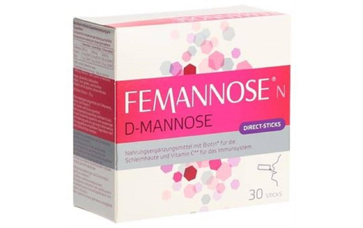 Pulver N Direct 30 Stick à 2 gNahrungsergänzungsmittel mit D-Mannose, Biotin und Vitamin C unterstützt die Harnwegsfunktion