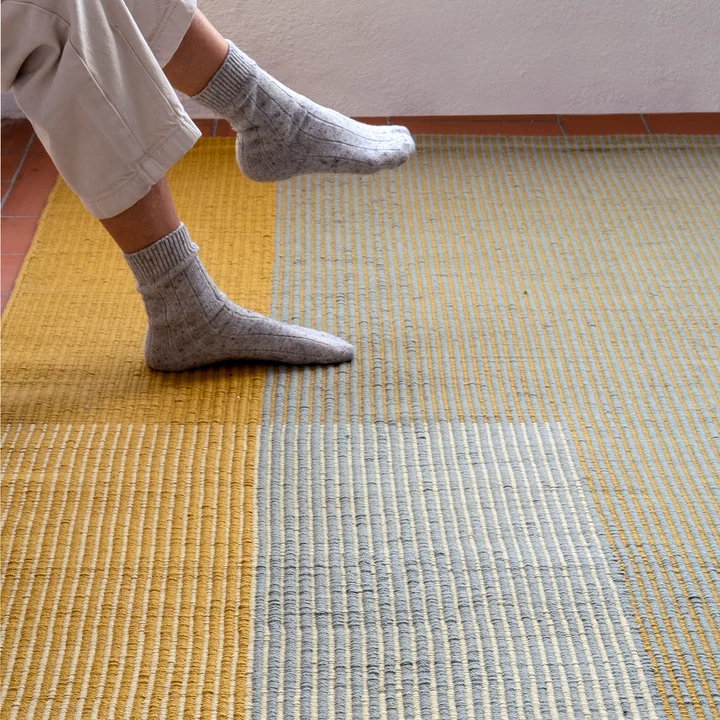 nanimarquina - Haze 5 Teppichläufer, 80 x 240 cm, blau / braun