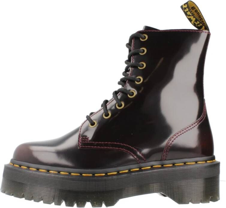Dr. Martens Jadon Cherry Red Arcadia Unisex Veterboots Rood