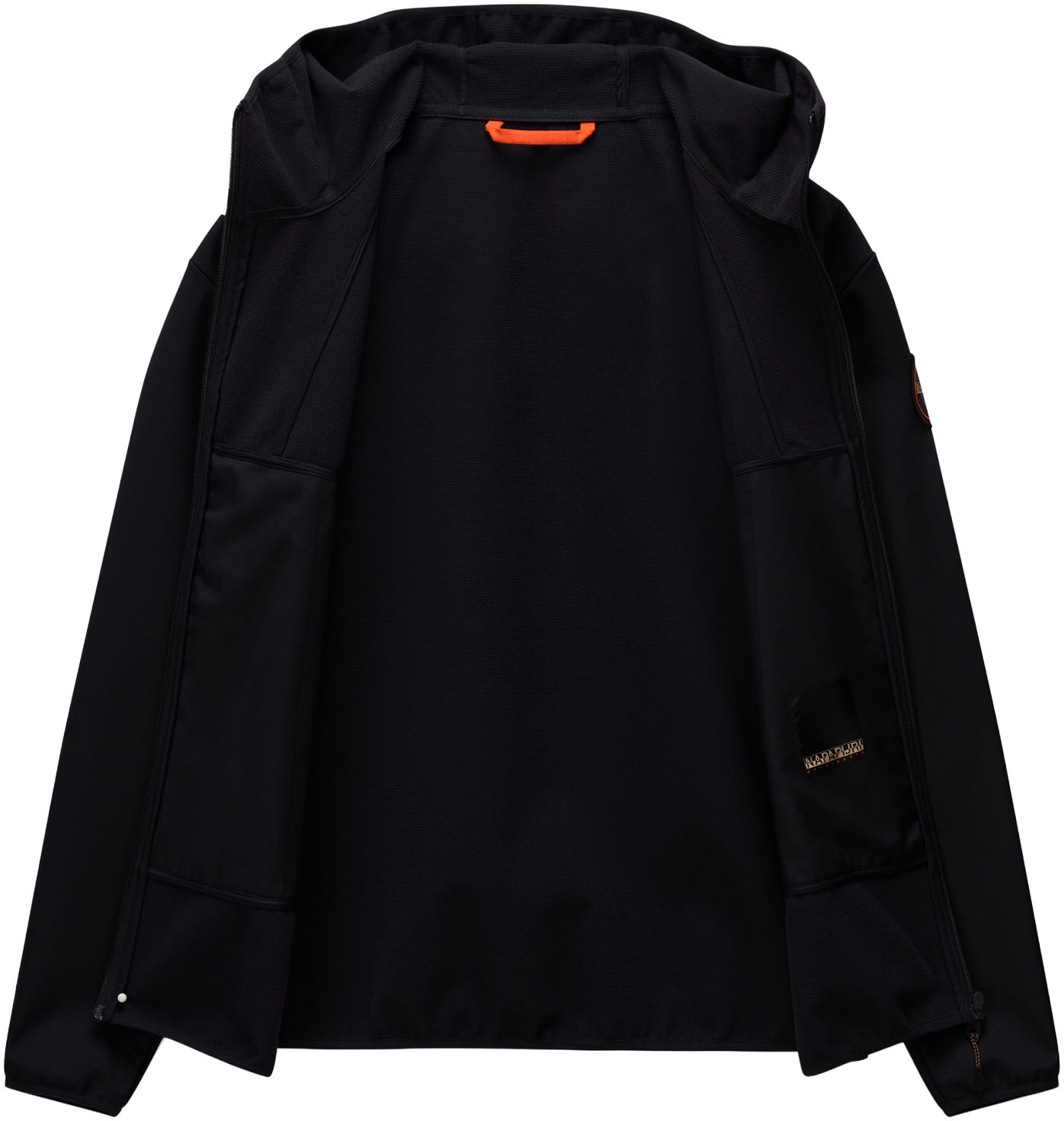 Napapijri Softshelljacke »BIOIS« mit Kapuze Reissverschlusstaschen, normale Passform