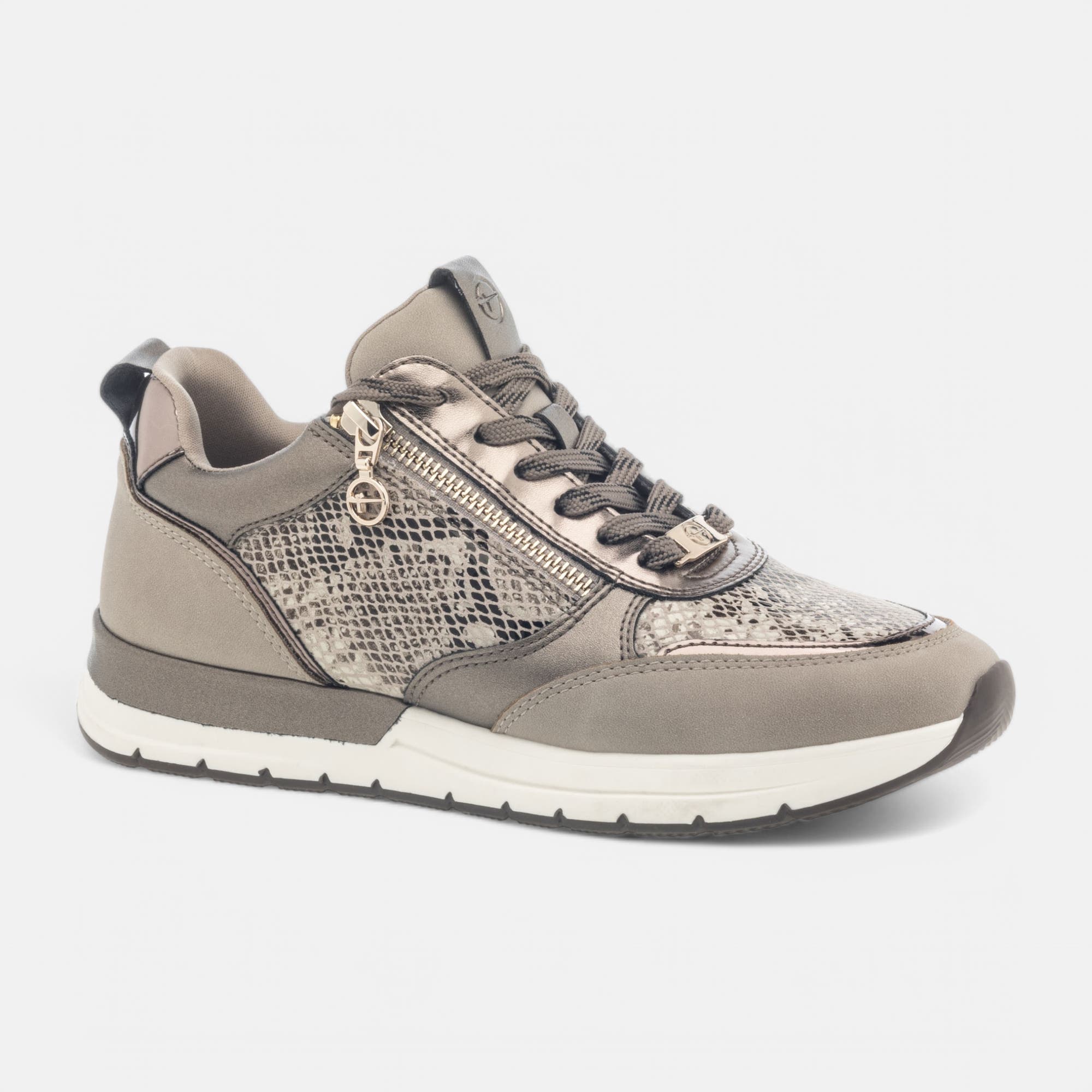 Baskets basses Femme taupe