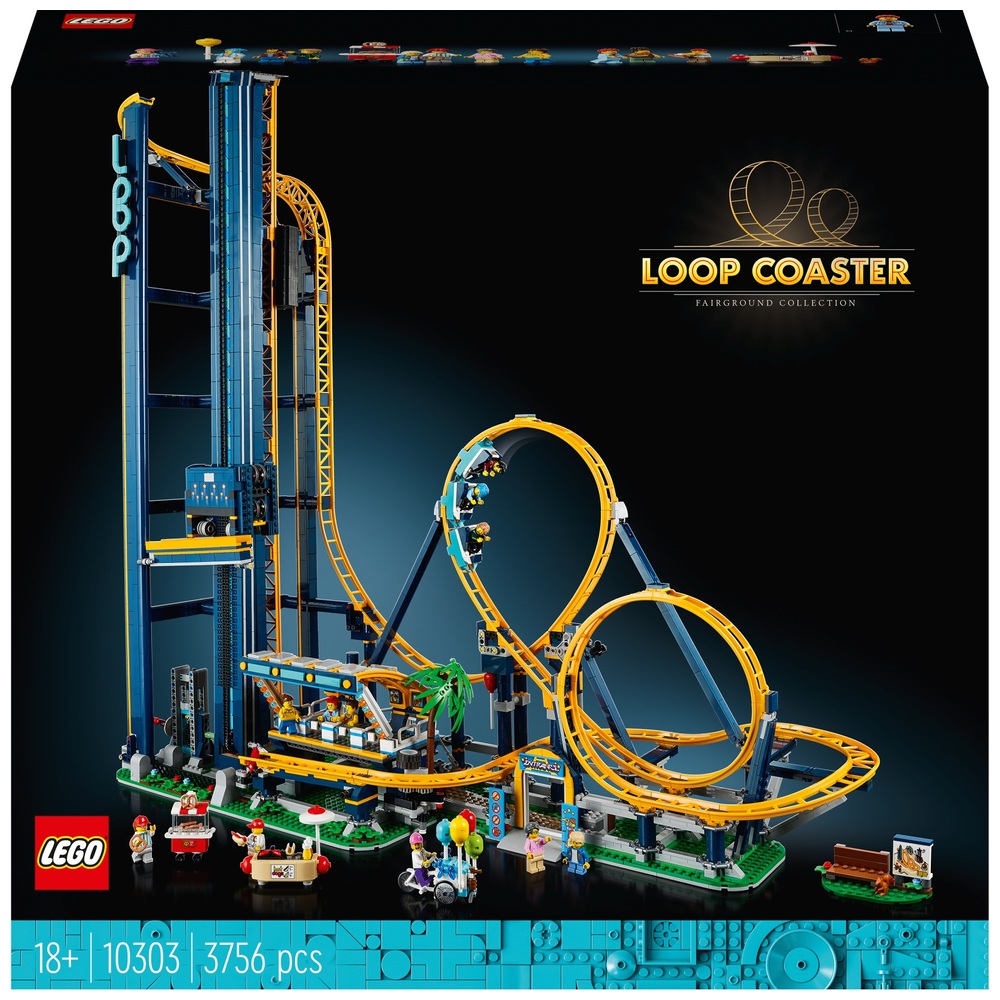 LEGO Icons 10303 Loop Coaster Achterbahn-Set für Erwachsene