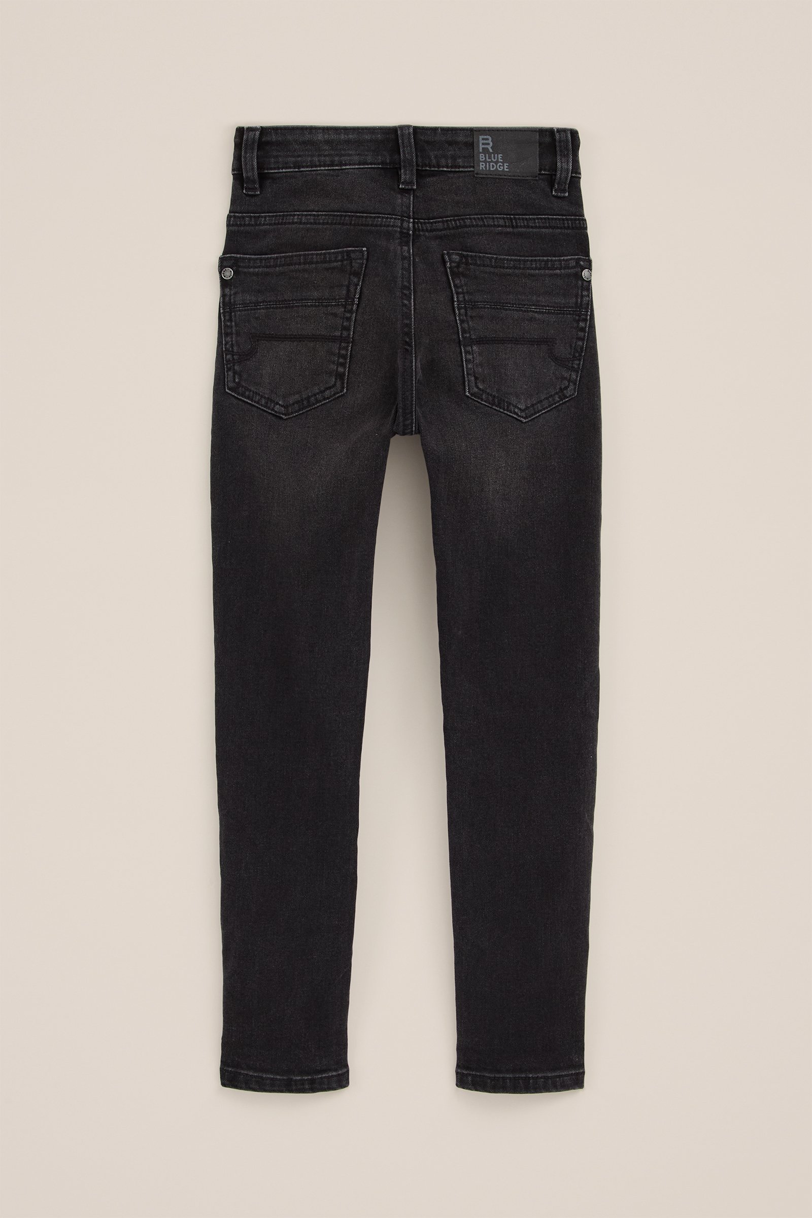 Jongens slim fit jeans met stretch Blue Ridge Donkergrijs