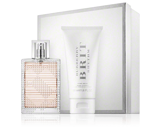 Burberry Brit Rhythm Women Set mit Body Lotion 50ml-50ml