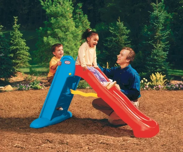 Little Tikes Easy Store Stor Rutsjebane - Primærfarver