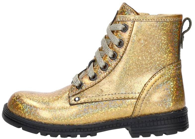 Keq Veterschoen hoog goudkleur