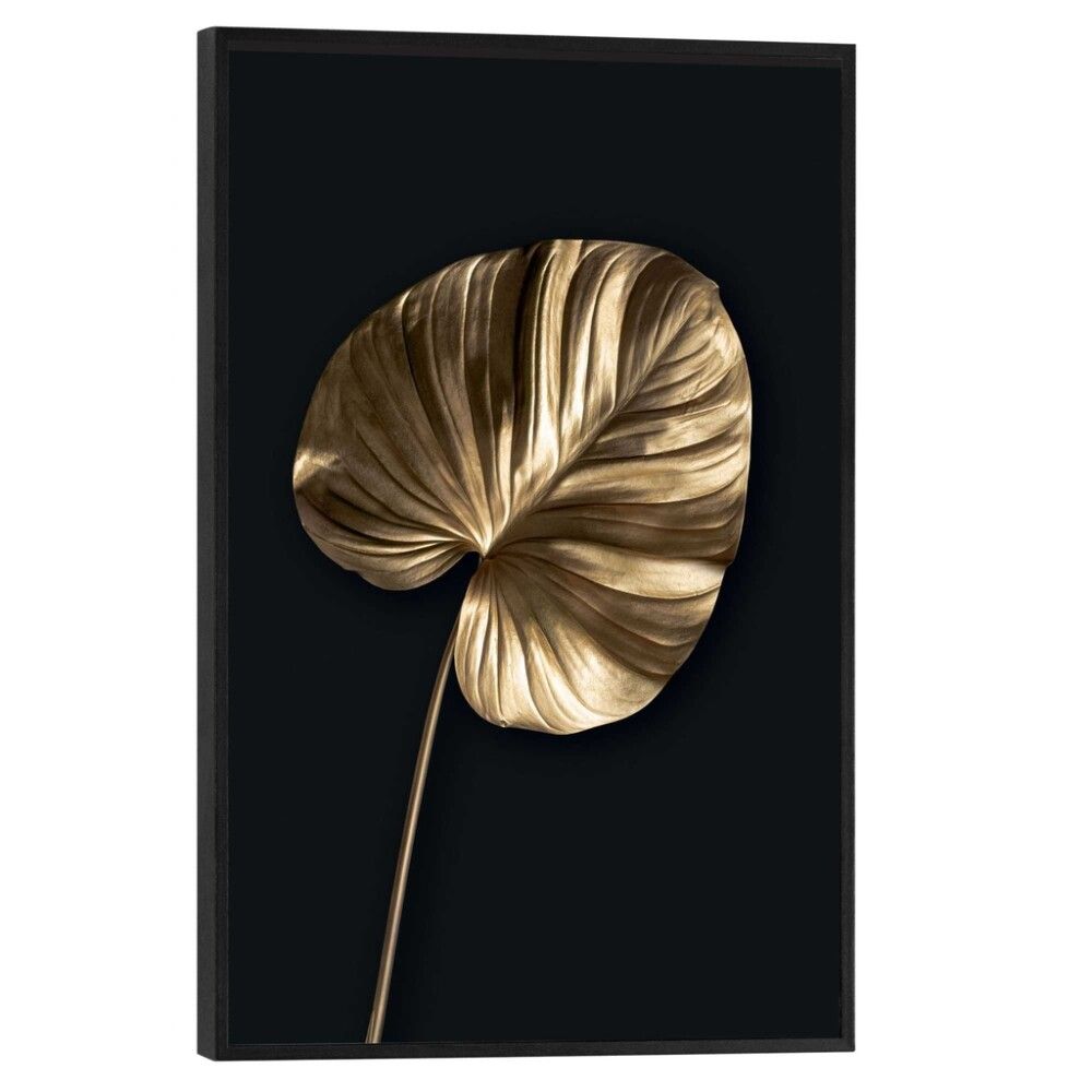 BILDE REINDERS BIG PALM 20X30CM SORT