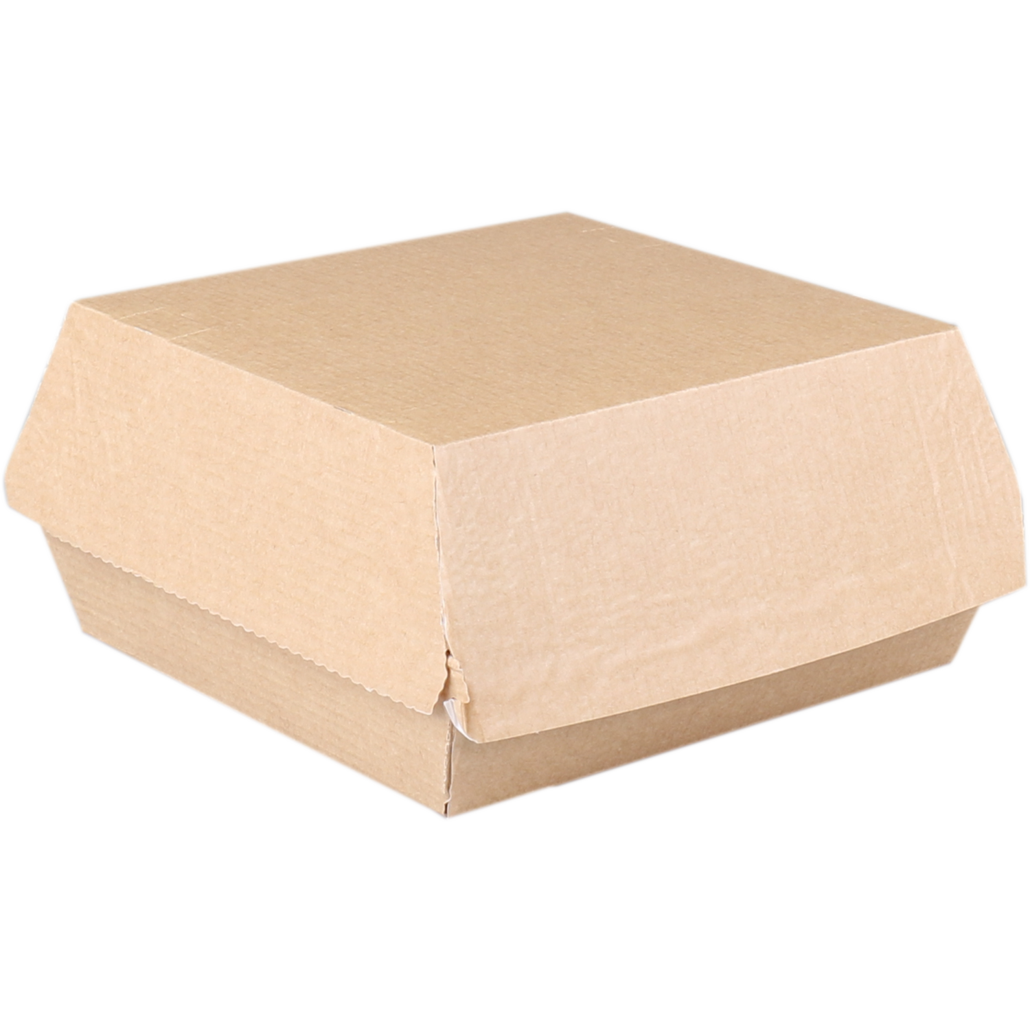 Depa Bak, Ersatzpapier, Golfpapieren snacklijn, hamburgerbox, 115x115x65mm, bruin
