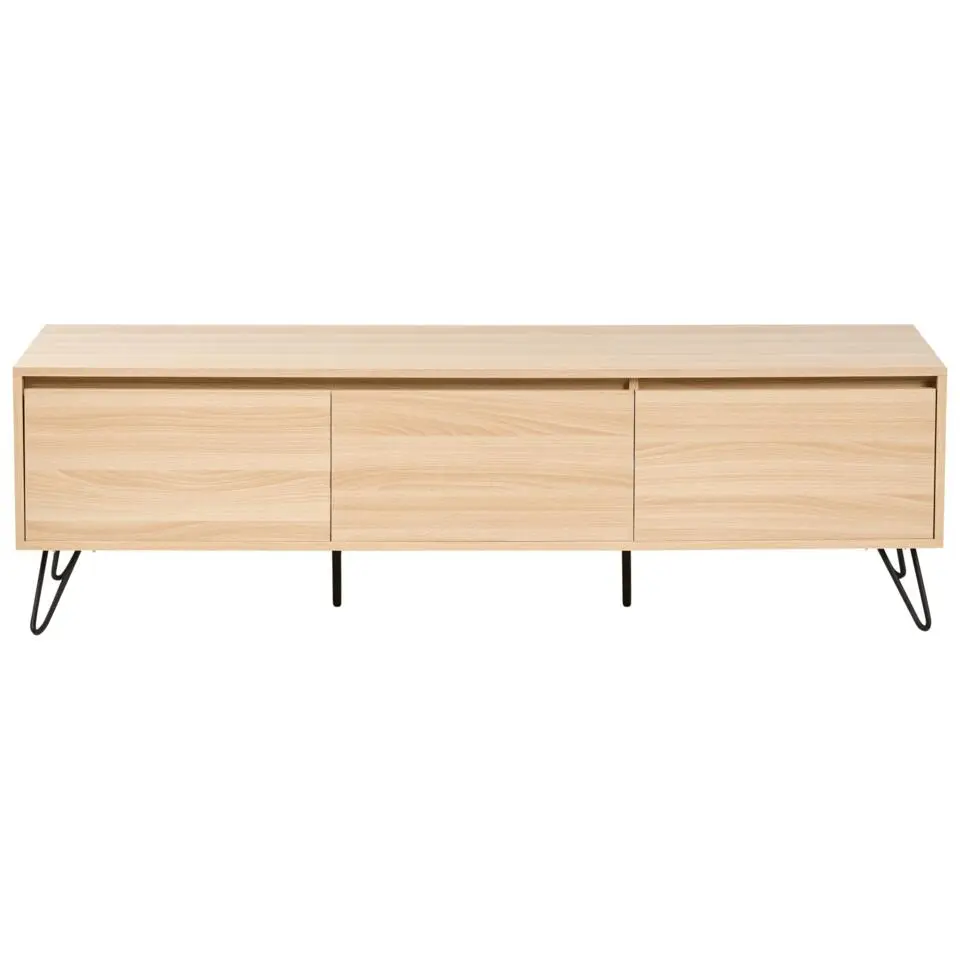 CARDIGAN - TV-meubel - Lichtbruin - Vezelplaat