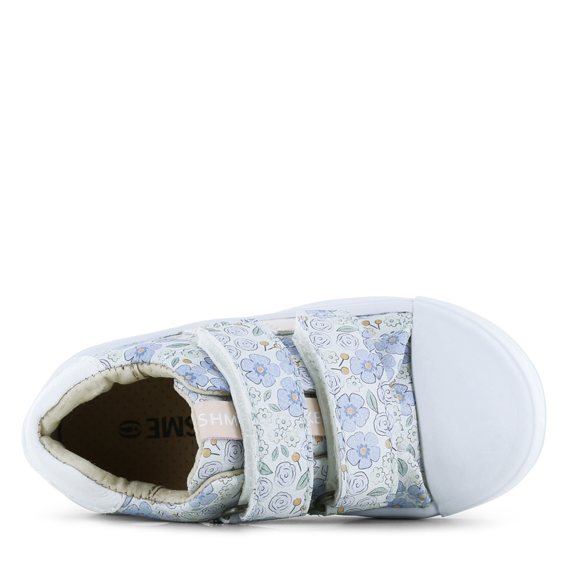 Shoesme sneaker met lila bloemenprint Microfiber leer | Meisjes schoenen