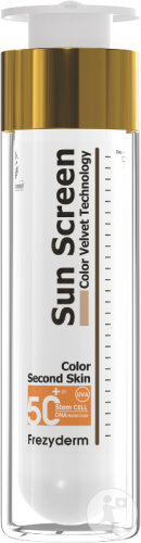 Frezyderm Sun Screen Velvet Color Visage IP50+ Flacon-Pompe 50ml