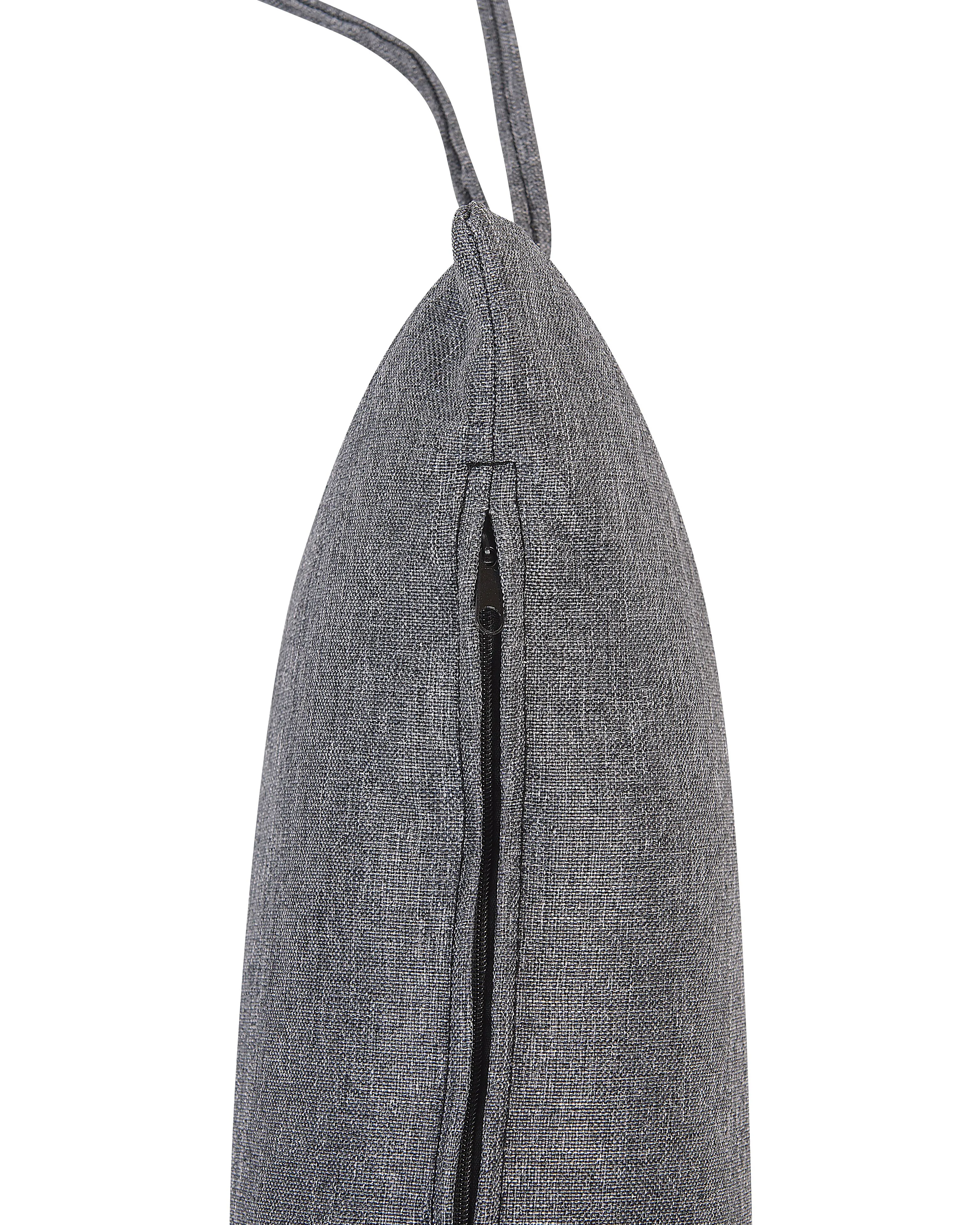 Hangstoel PINETO PE rotan Grijs