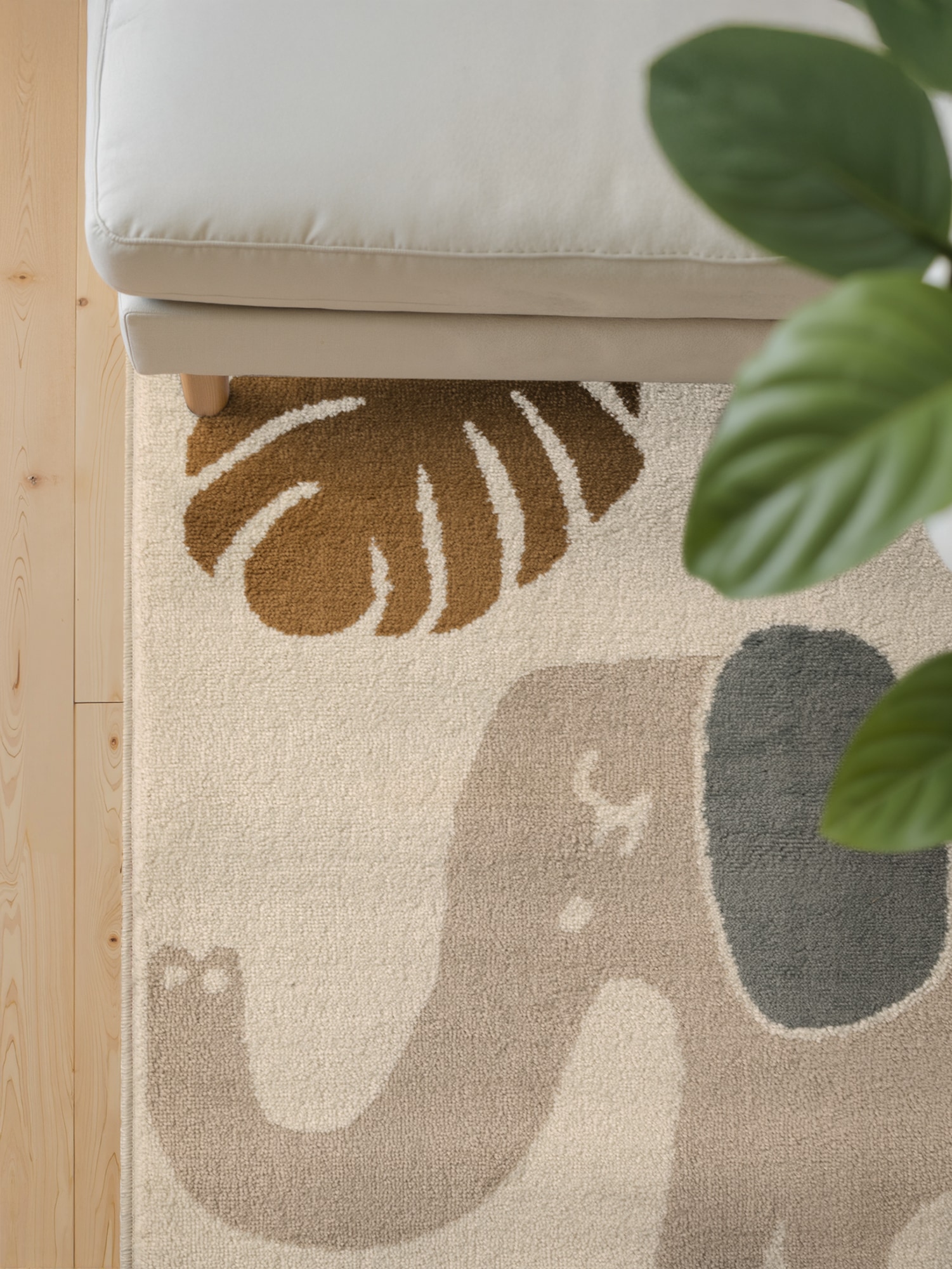 HANSE Home Kinderteppich »Animal Safari« rechteckig 8 mm Höhe Spielteppich, fest, Kinderzimmer, Kurzflor, Spielunterlage