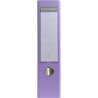Exacompta - Classeur à levier - Dos 80 mm - A4 - pour 600 feuilles - violine