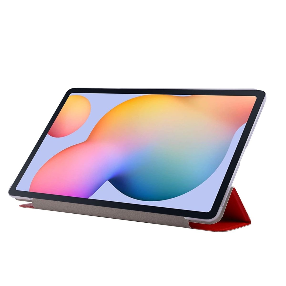 Schutz Tablet Hülle für Samsung Galaxy Tab S7 Case Cover Klapp Tasche Etuis Rot