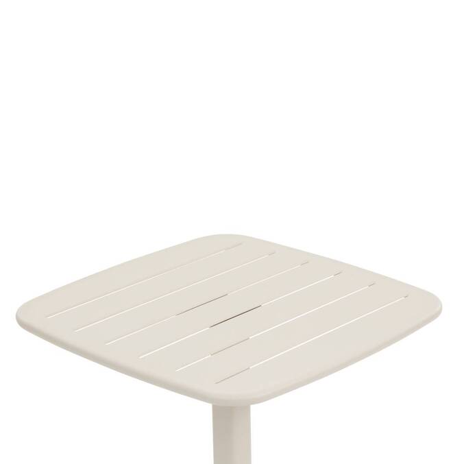 Table haute de jardin carrée ALEGORIA Argile