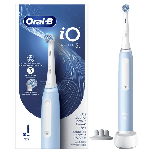 Oral-B iO3 Blauwe Elektrische Tandenborstel By Braun
