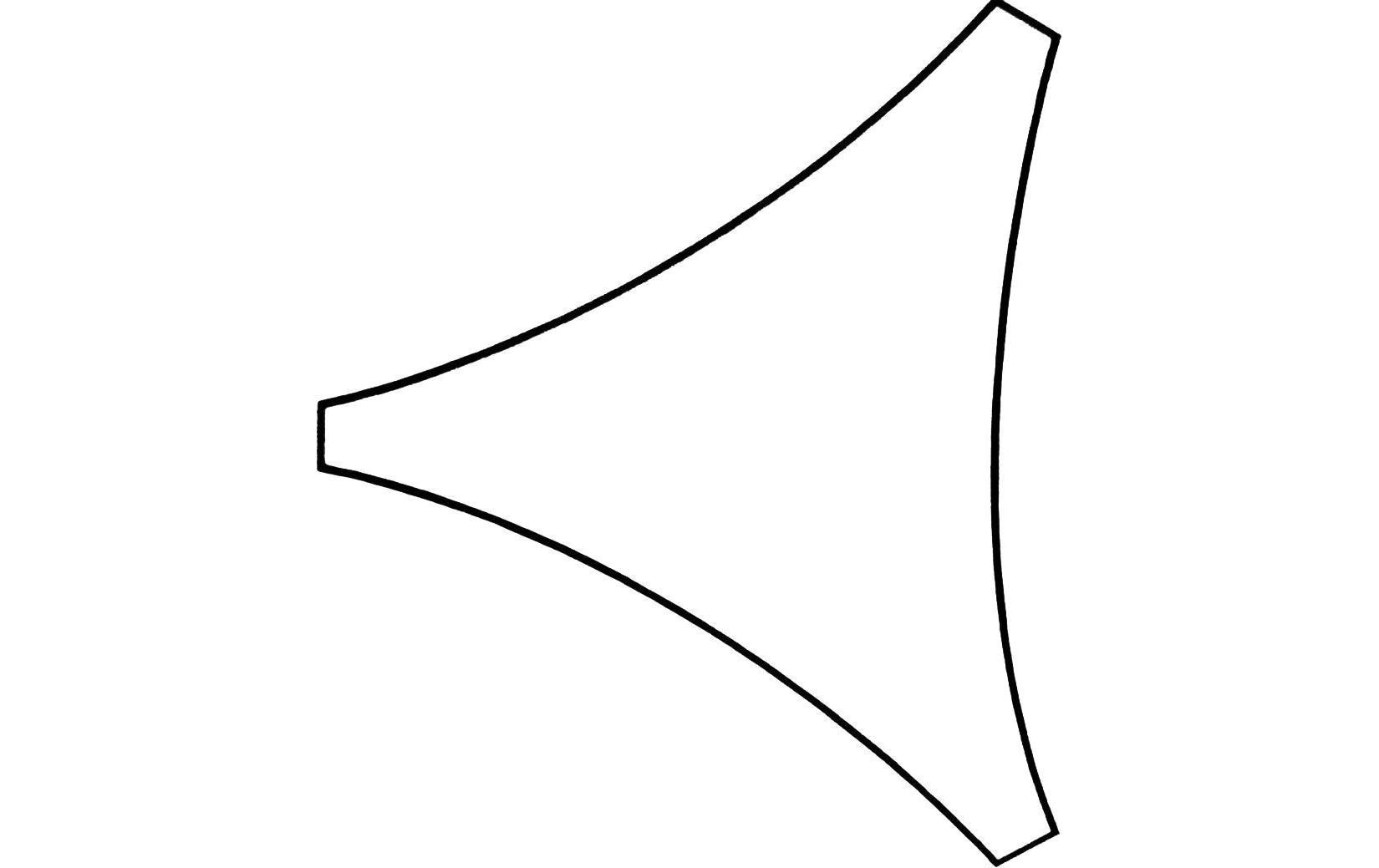 Sonnensegel 5 x 5 x 5 m, DreieckSonnenschutz für Terrasse, Schwimmbad etc.