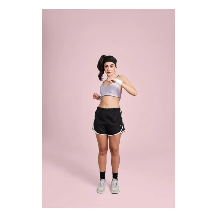Pantys Runner Menstruel - Flux Moyen | Noir