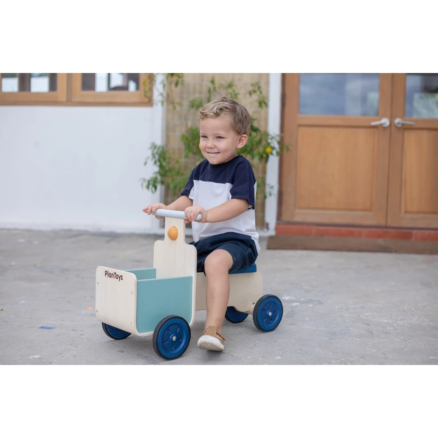 PlanToys Rutscher mit Lieferkorb Orchard