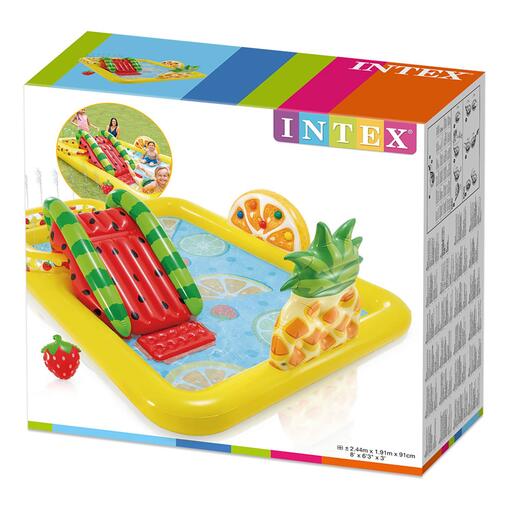 Piscina inflável de frutas