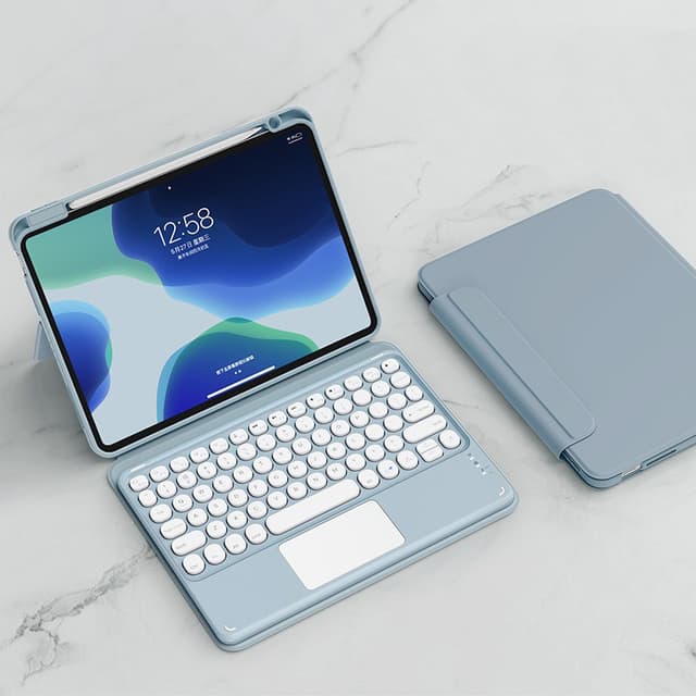 Aftageligt Bluetooth-tastaturetui til iPad Sort iPad Pro10.2/10.5/Air3