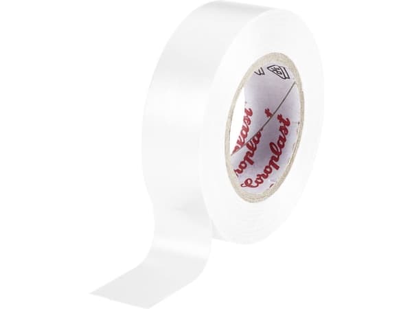 Coroplast 302 302-10-19WH Isoleringsbånd Hvid (L x B) 10 m x 19 mm 1 stk
