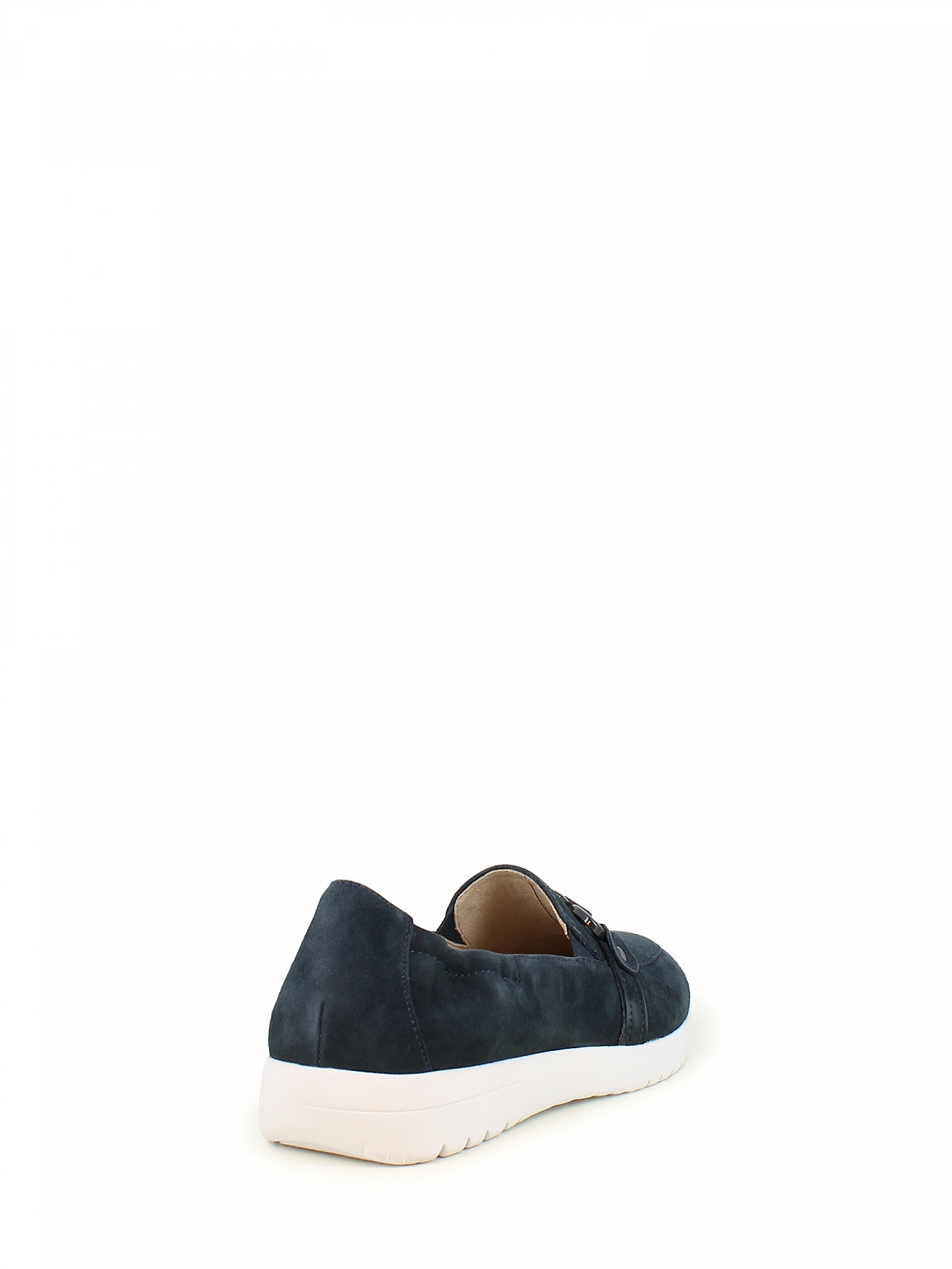 Caprice Navy Leather Loafer