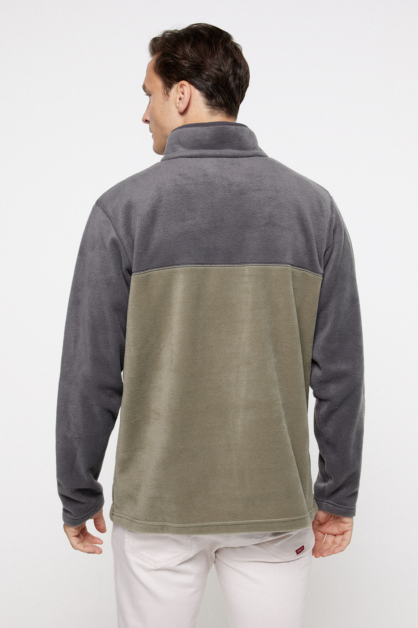 Jaqueta de lã polar masculina Columbia™ Steens Mountain™ com fechamento de meio botão