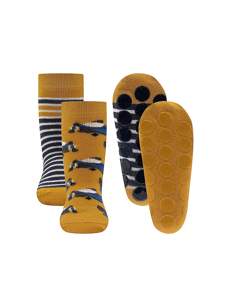 EWERS Jungen ABS Socken 2er Pkg gelb