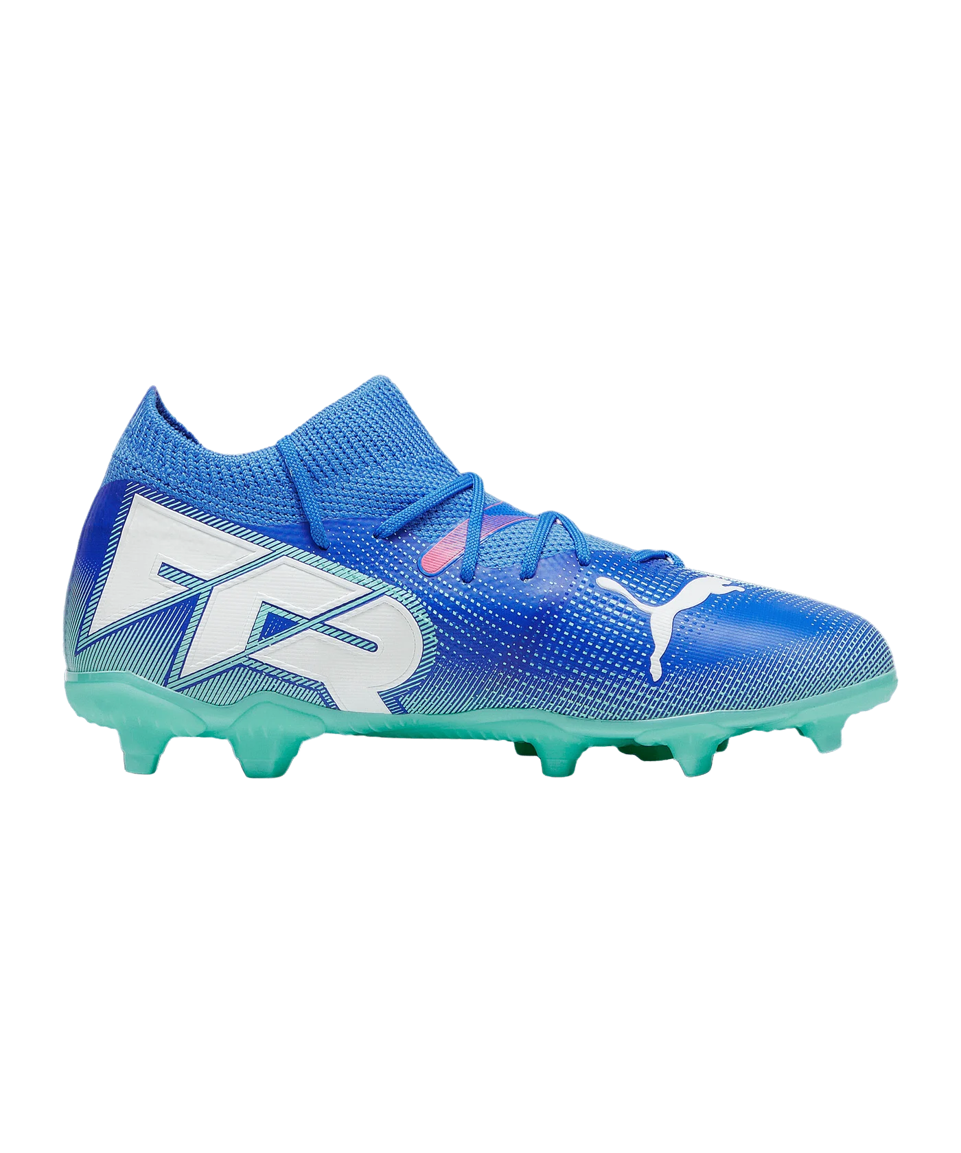 PUMA FUTURE 7 Match FG/AG Formula Jr Kids Blau Weiss F01