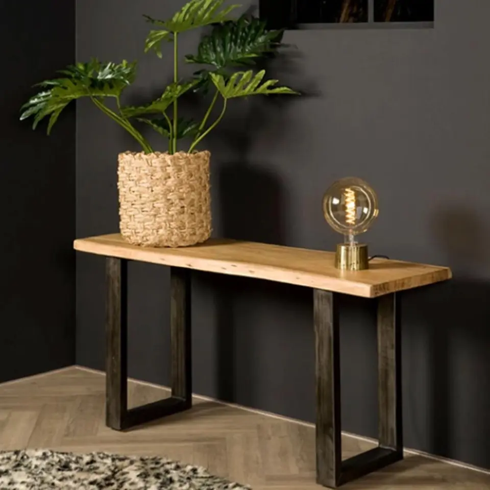 Tower Living sidetable Tiago Tree-trunk acacia hout 150x45x70cm
