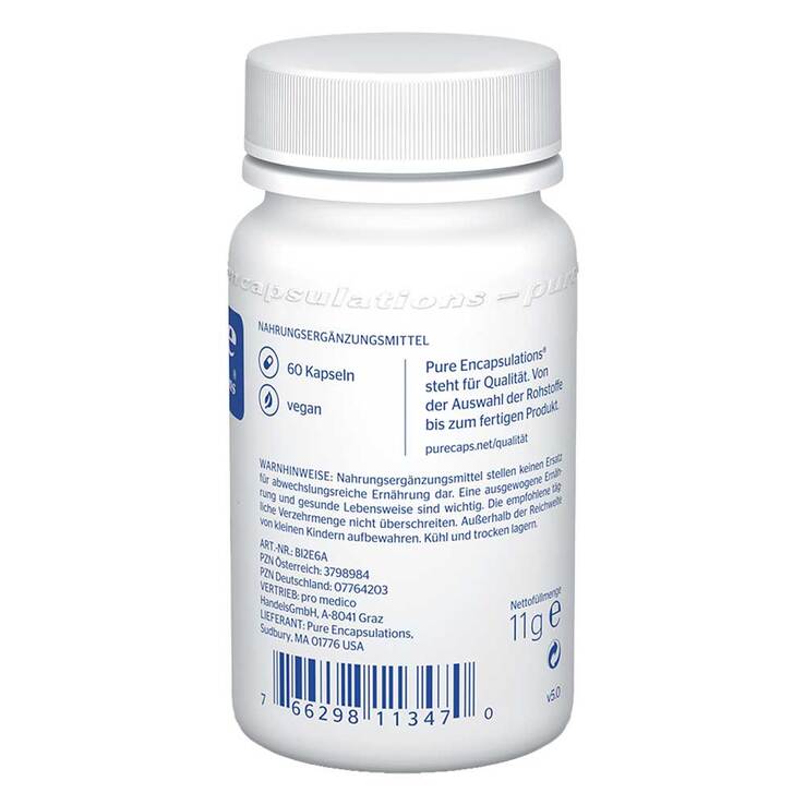 Pure Encapsulations Biotin 2,5 mg Kapseln, 60 St