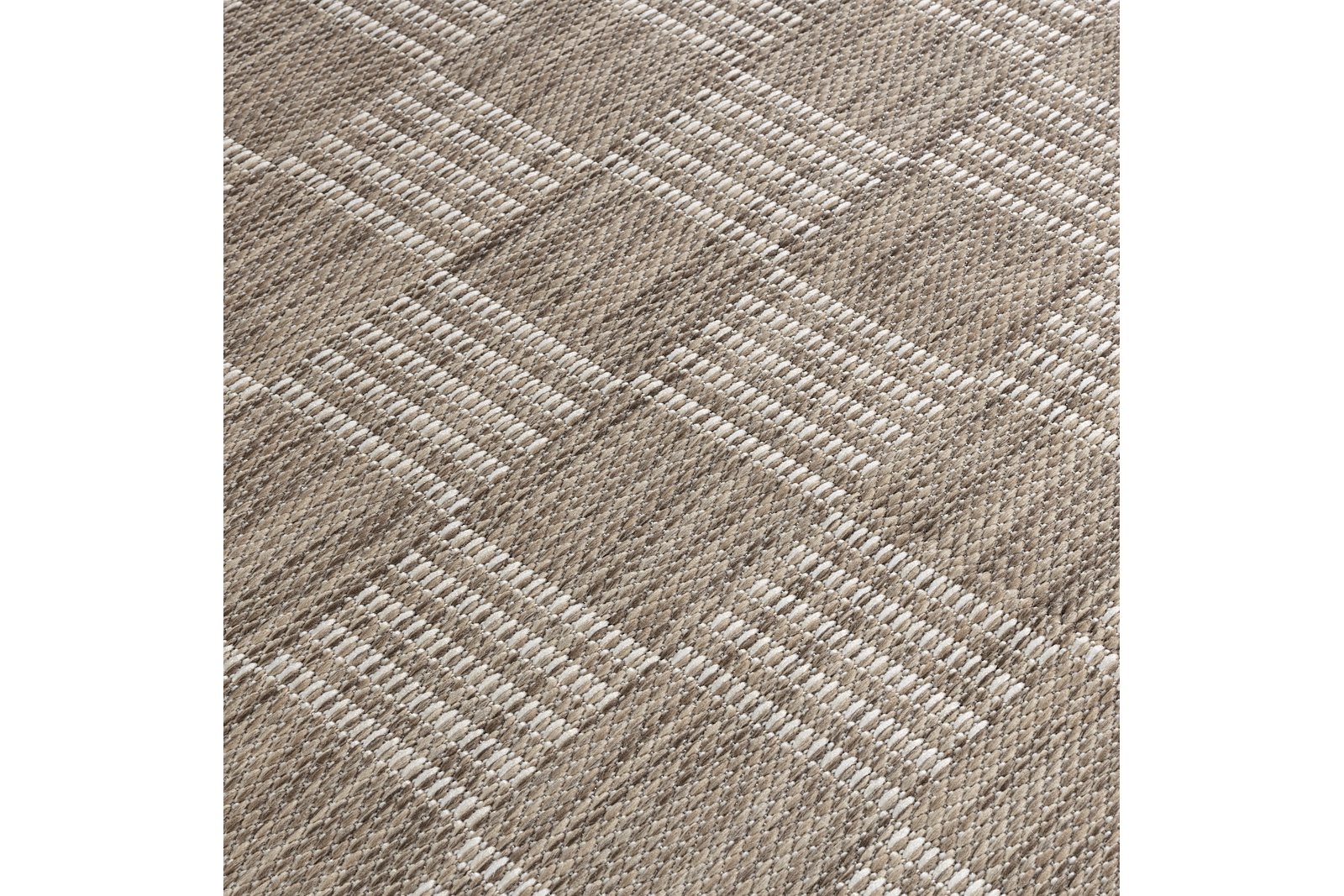 Alnes uteteppe 200x290 cm Brun/Sandfarget inne/ute