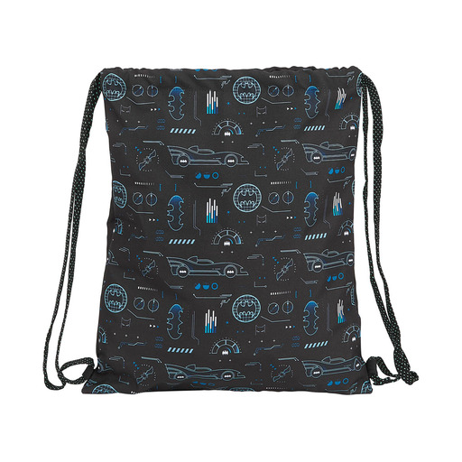 Safta Large Batman Bat-tech Flat Sack, 350x400 mm, preto