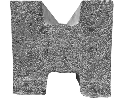 Tussenpaal standaard, enkelzijdig, 231/290 x 11 x 11 cm, grijs