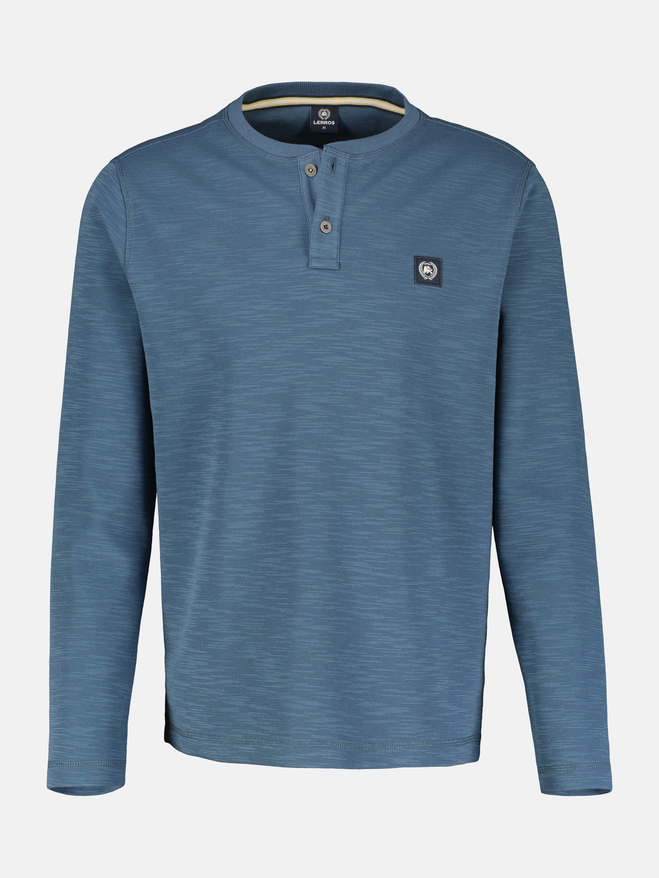 Serafino-Langarmshirt für Herren in Übergrößen