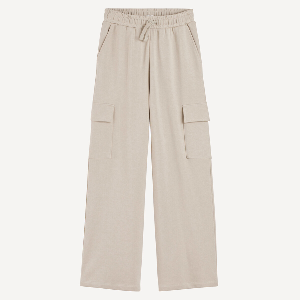 COLEÇÃO LA REDOUTE<br>Calças de jogging largas em fleece