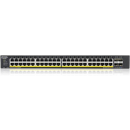Zyxel XGS1935-52HP Géré L2/L3 Gigabit Ethernet (10/100/1000) Connexion Ethernet, supportant l'alimentation via ce port (PoE)