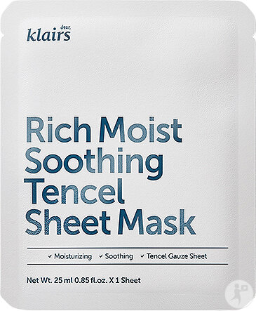 Klairs Masque En Feuille Tencel Richement Hydratant Et Apaisant 1 Pièce