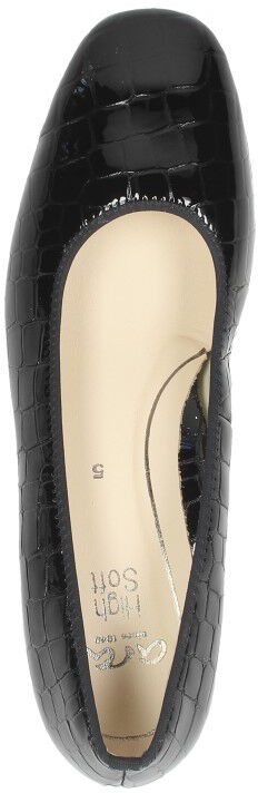 Ara Graz Highsoft zwart croco lak
