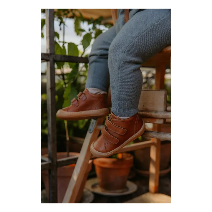 Petit Nord Baskets Scratchs Everyday | Cognac