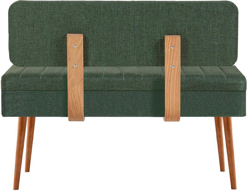 Vina - Eetkamerbank - Groen - 100% Melamine Coating - 110x40x82cm